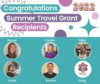 Summer Travel Grant Recipient Flyer