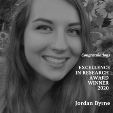 Jordan Byrne, Excellence in Research