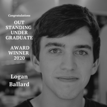 Logan Ballard, outstanding undergraduate award