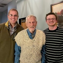 Dr. Onyenoke, Dr. Wiegel, and Chris Moxley