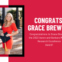 Congratulations, Grace Brewer!